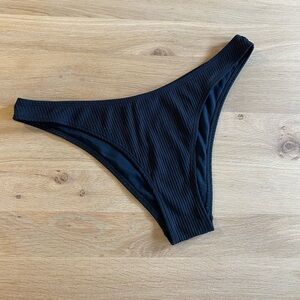 Black bikini bottom